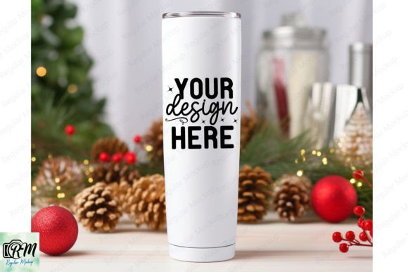 20oz Skinny Christmas Tumbler Mockup: A Designer’s Review