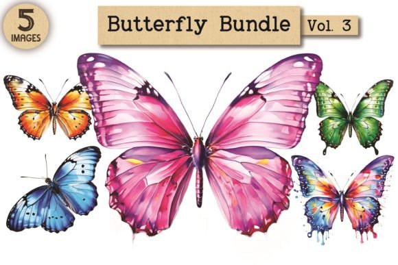 Butterfly Bundle Vol. 3: Elegant Illustrations for Modern Blogs