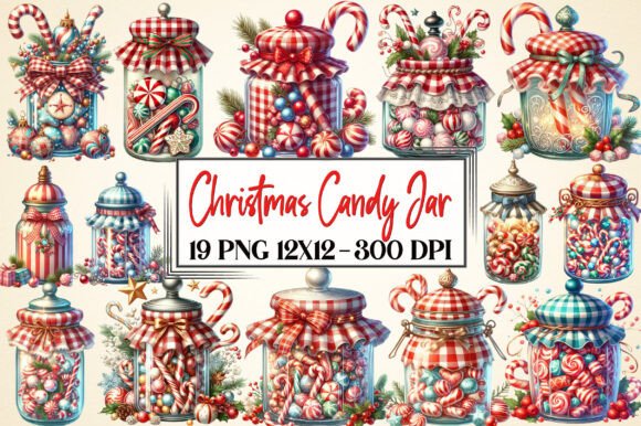 Christmas Candy Jar Sublimation: Illustrations Review