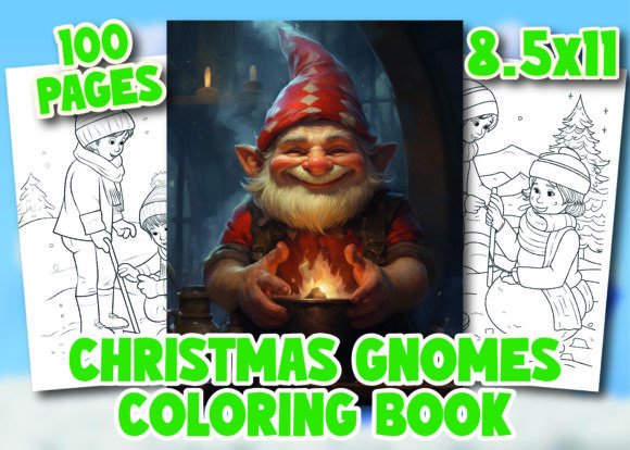 Christmas Gnomes Coloring Pages for Kids Review