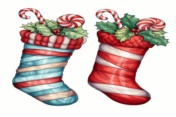 Christmas Socks Background: Festive Branding