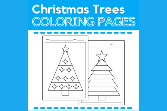 Christmas Trees Coloring Pages: K Craft Review