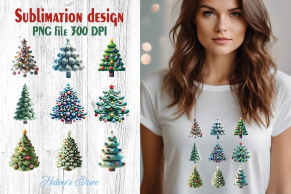 Knitted Christmas Tree Clipart: A Seller’s Review