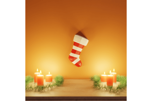 Review: 3D Papercraft Christmas Stocking Embroidery Design