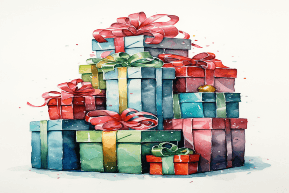 Review: Christmas Gift Box Backgrounds for Sellers