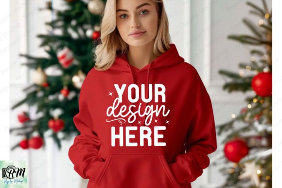 Review: Christmas Gildan 18500 Hoodie Mockup 18