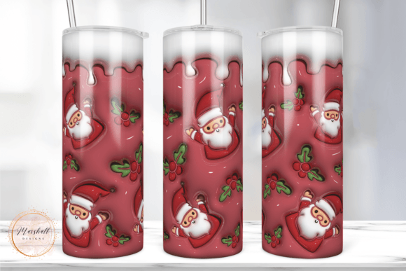 Review: Christmas Santa 3D Inflated Tumbler Wrap
