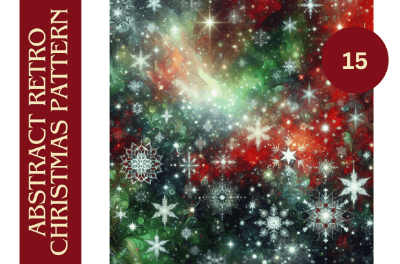 Review: Retro Abstract Christmas Pattern No.15