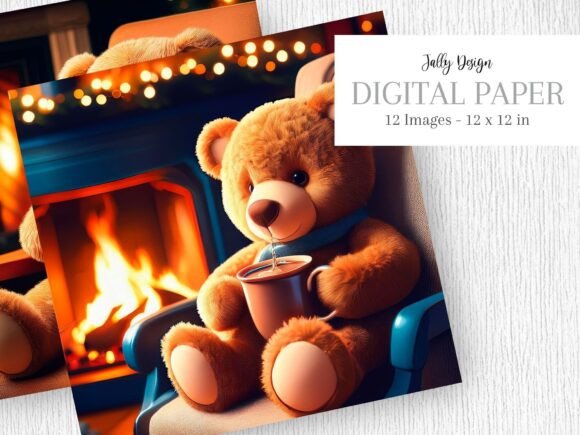 Review: Teddy Bear Drinking Cocoa in Christmas Illustrations
