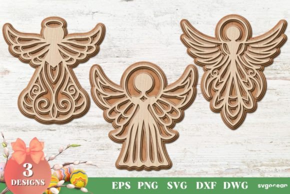 Reviewing Christmas Angels Laser Cut Files for Embroidery