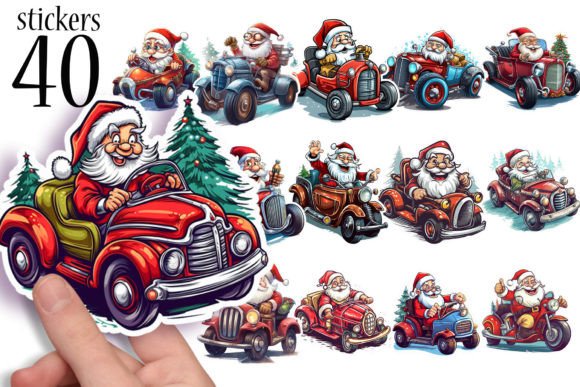 Reviewing Christmas Stickers for Kids Santa Claus