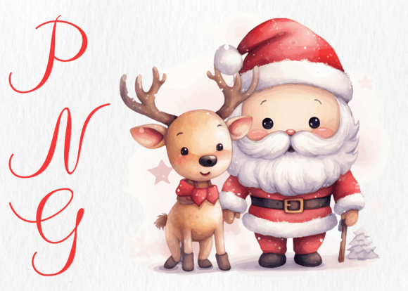 Santa Claus with Deer PNG Christmas: A Designer’s Review